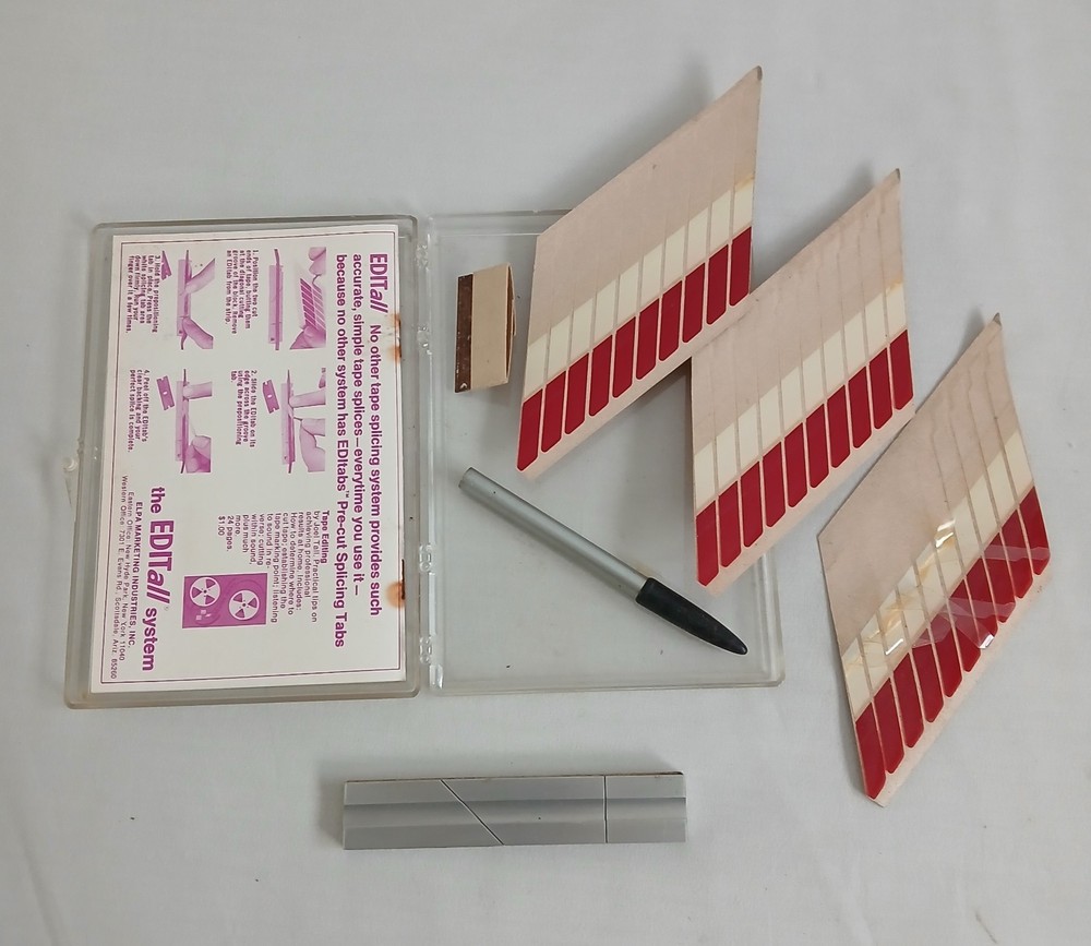 Vtg Editall Splicing & Editing Kit S2 Splicing Block & Manual