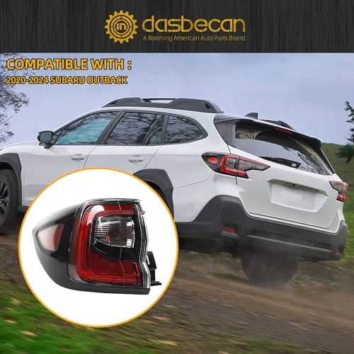 Tail Light Assembly LED Compatible With 2020-2024 Subaru Left Driver Side