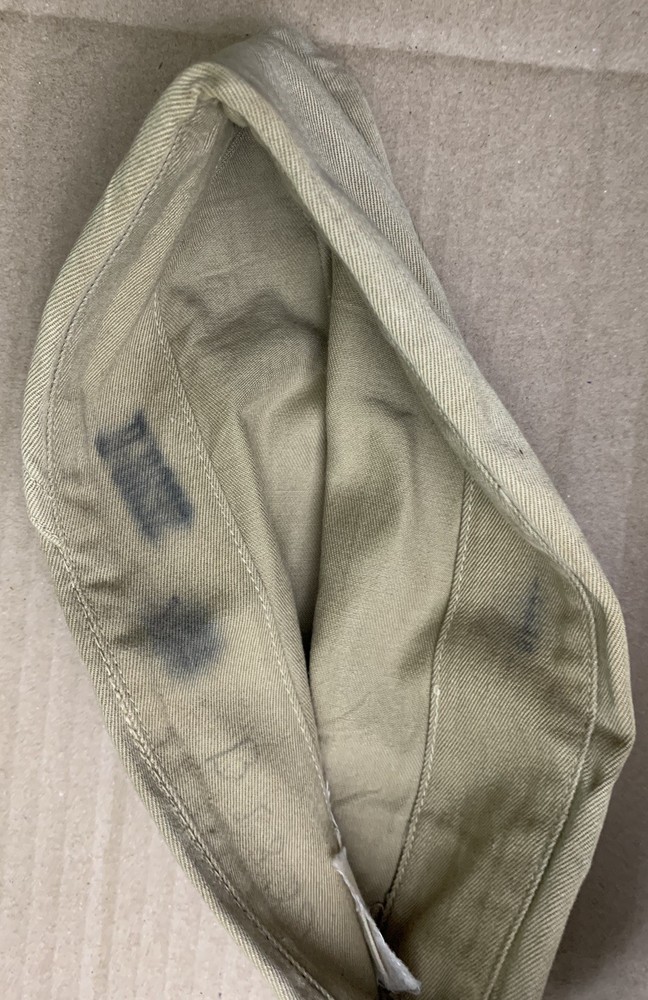 US Army Khaki Garrison Cap Hat Size 6 7/8