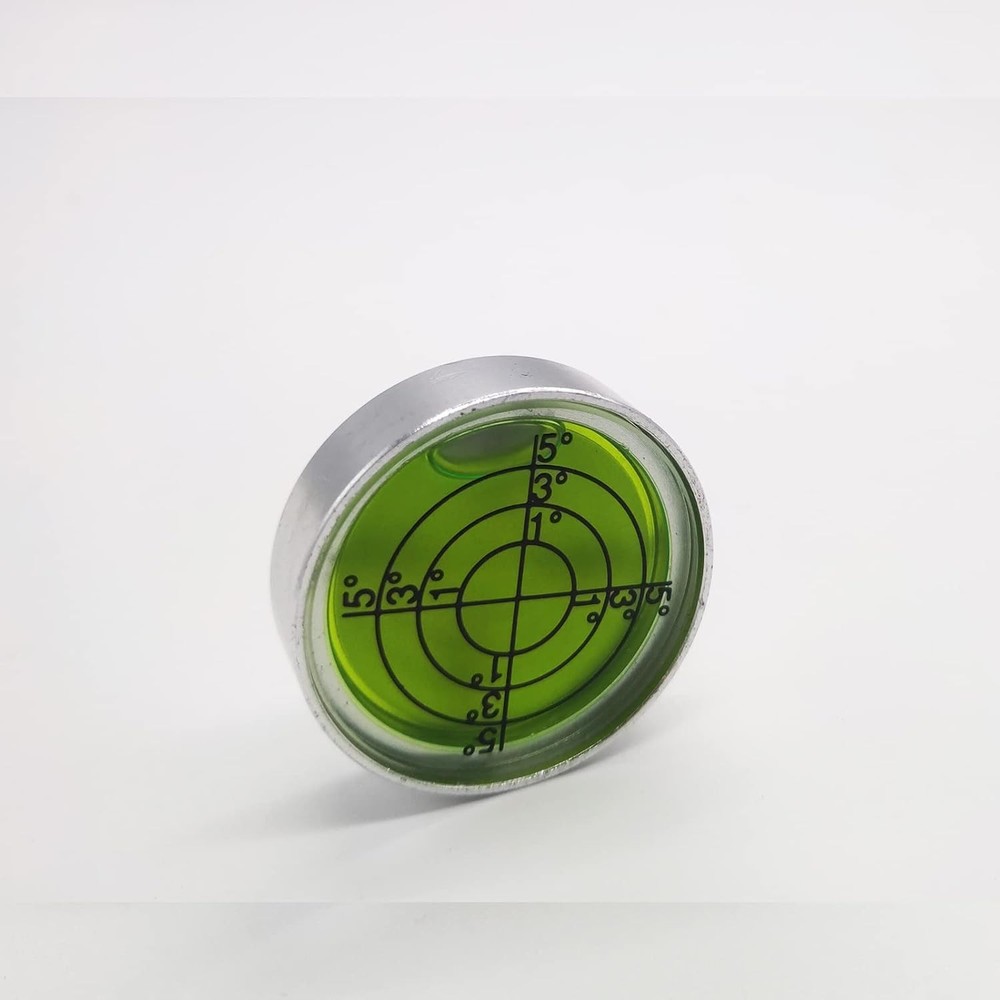 Aluminium High Precision Horizontal Leveler Bead Bubble Level Tool Circle Rou...