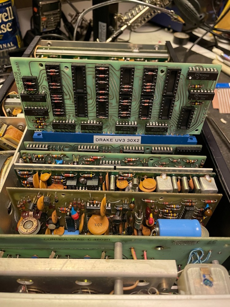 Drake UV-3 Transceiver Extender Board Pair Riser IN KIT FORM