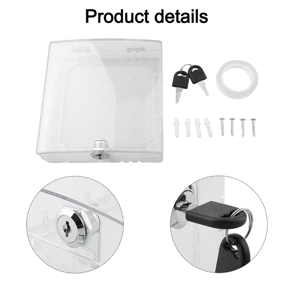 Lockable Transparent Guard Box for Energy Efficient Temperature Control