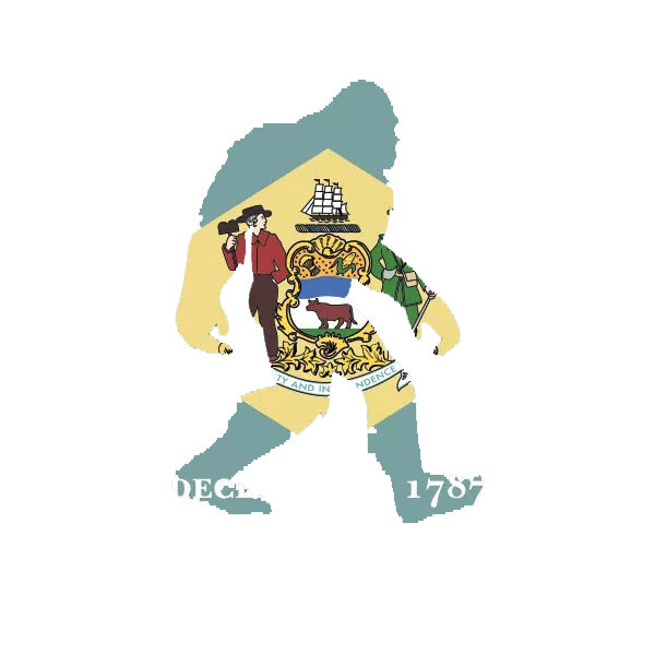 Delaware Bigfoot Sticker Decal