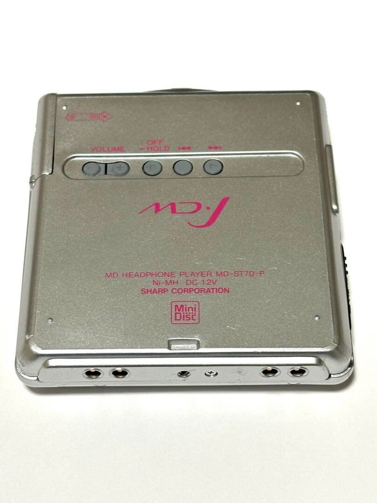 SHARP MD-ST70 MD player Red Very Good
