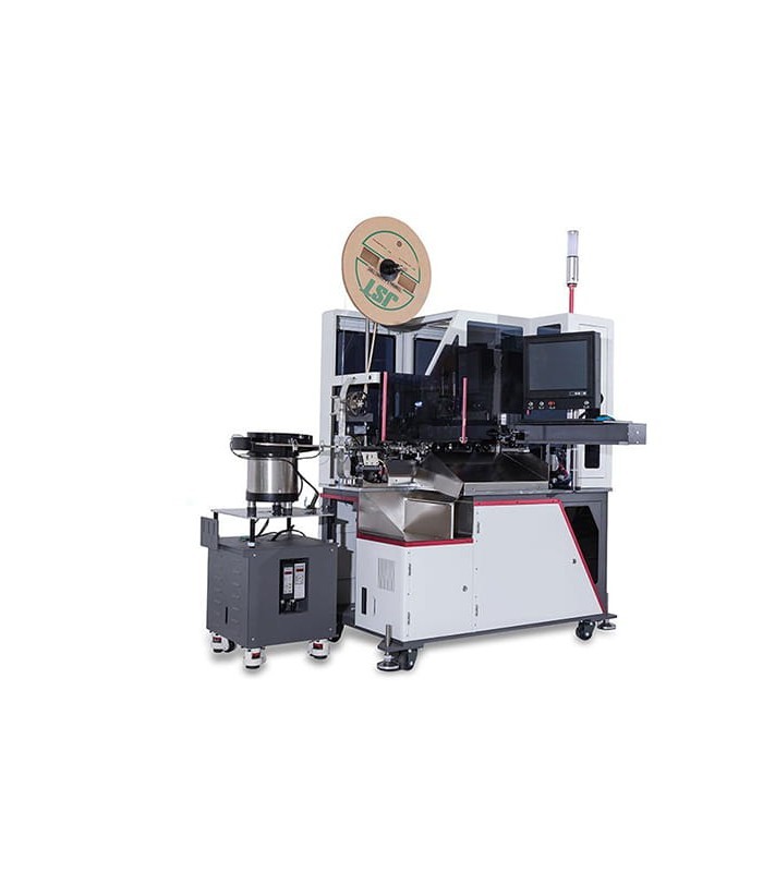 Automatic Crimping, Connector Inserting and Welding Machine