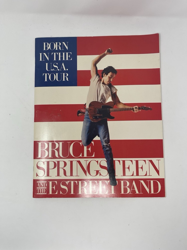 BRUCE SPRINGSTEEN “ BORN IN THE U.S.A. TOUR “ PROGRAM