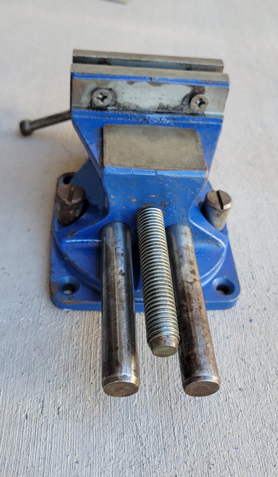 RECORD #2075 Vise Made In Sheffield England 3.5 in JAWS Smooth Operation