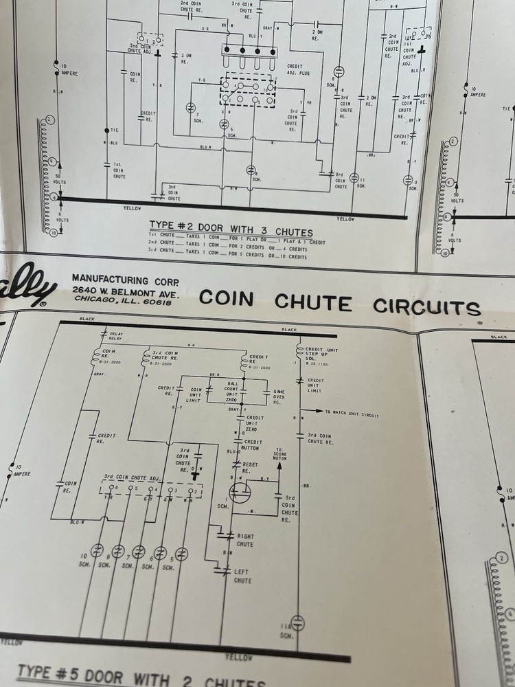 Pat Hand Pinball Manual & Schematic