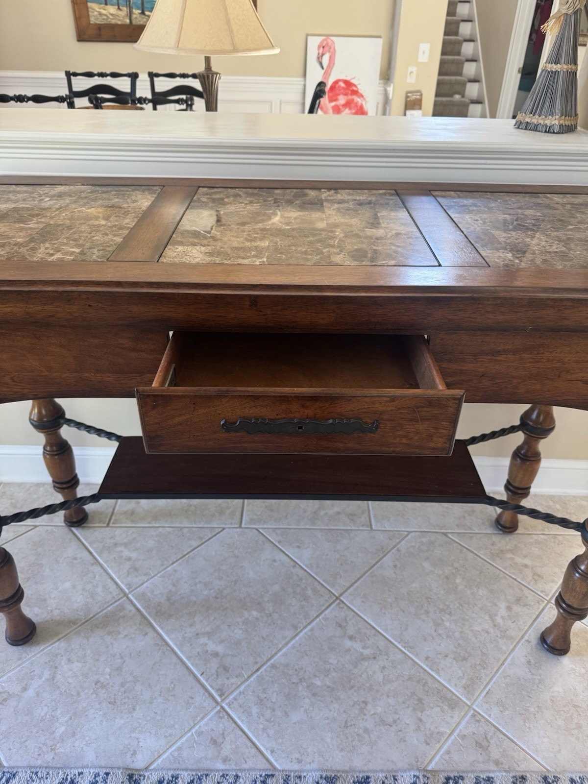 Console Table Coffee Table Narrow Couch Side Entryway Storage, or Kitchen Island