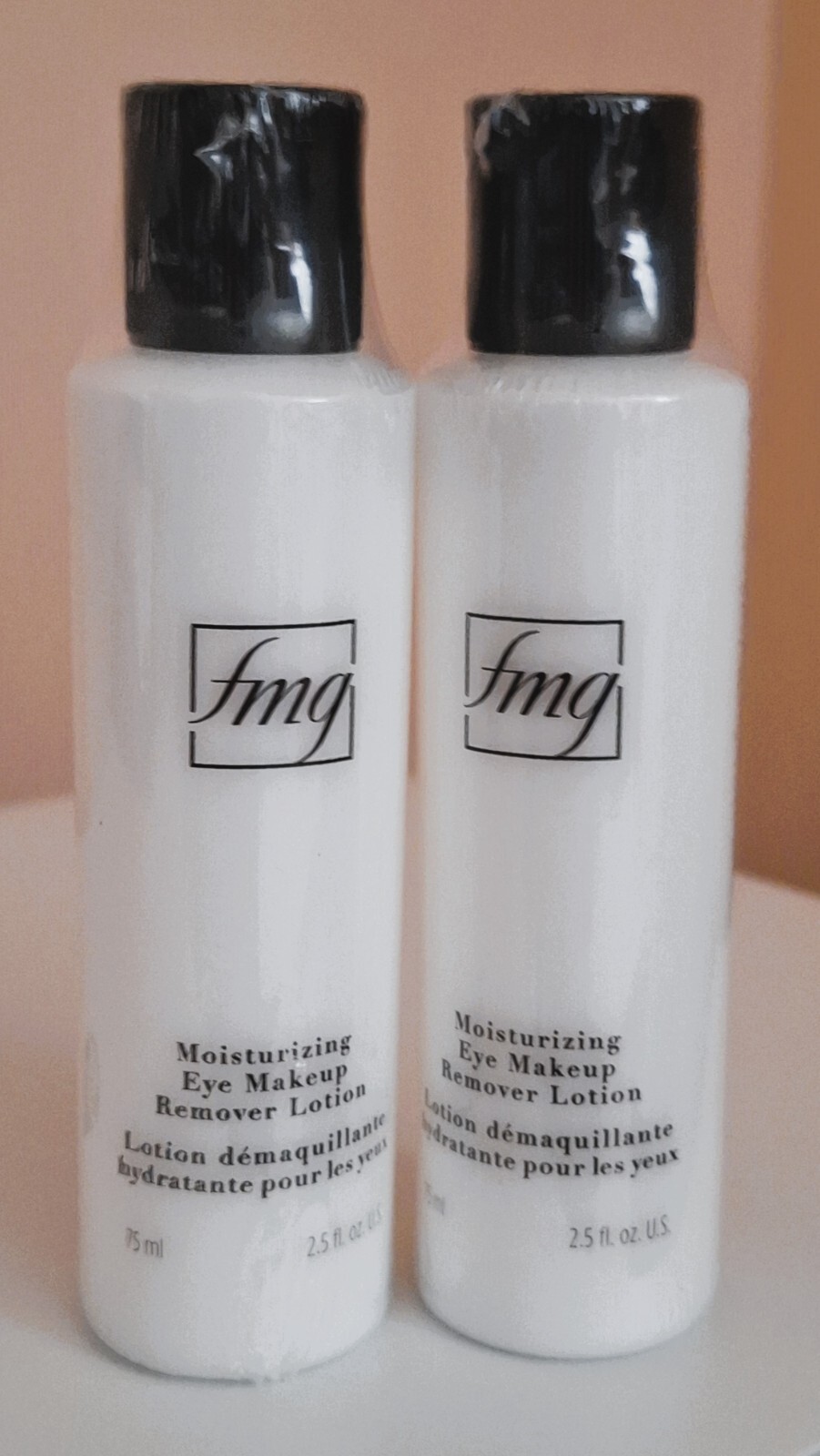 2 Bottles Avon fmg Moisturizing Eye Makeup Remover Lotion, 2.5 fl oz ea., sealed
