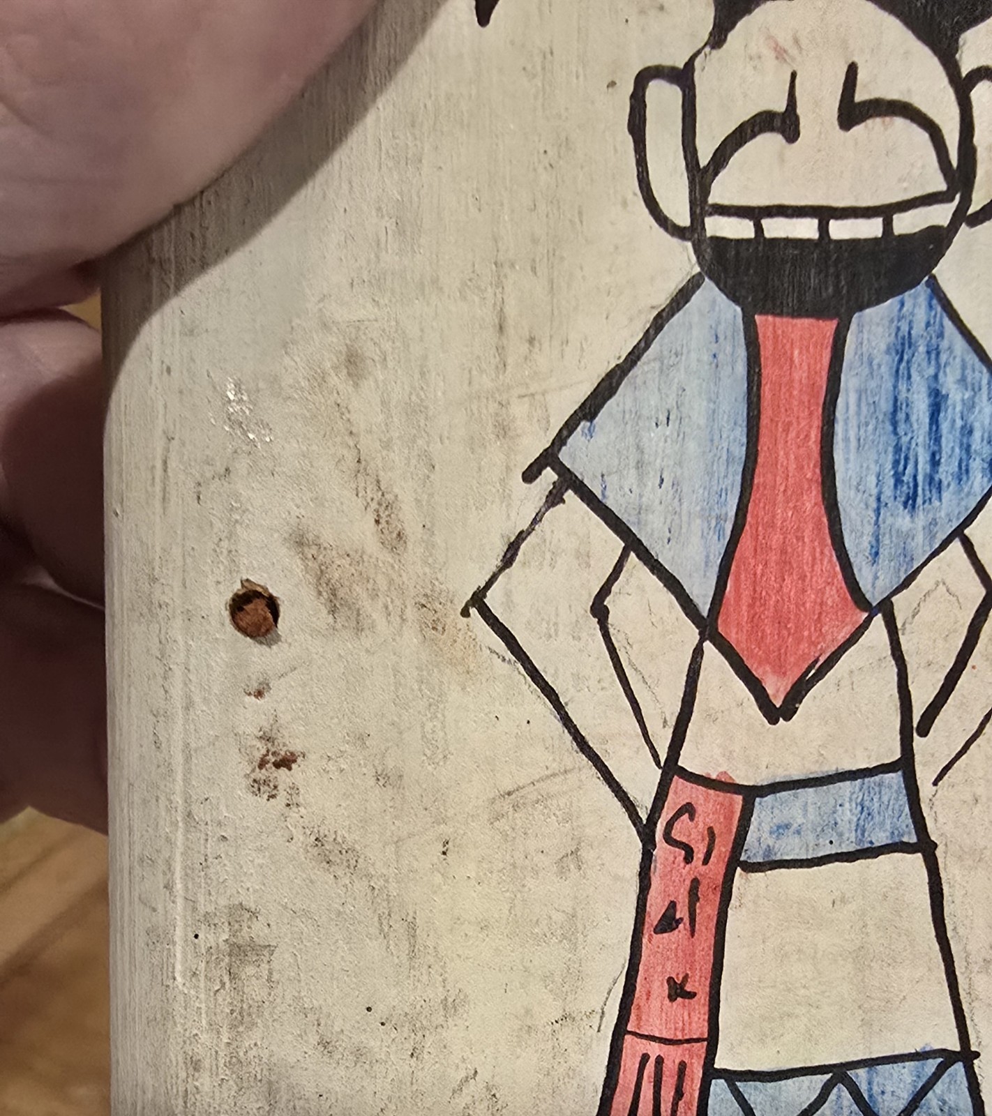 HOPI HEADDRESS TABLITA ORIGINAL PAINT WOOD LEATHER FEATHER SW ART EARLY CARVING