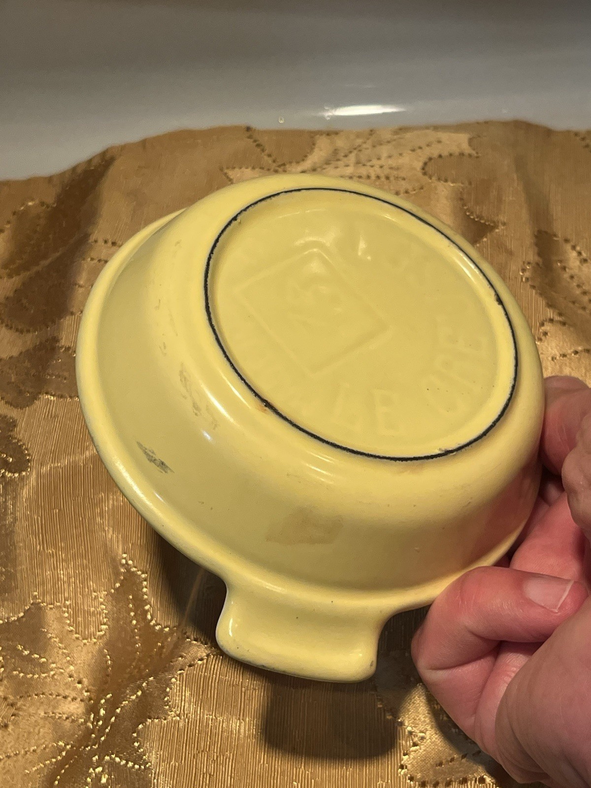 Le Creuset Enameled Cast Iron Yellow Casserole