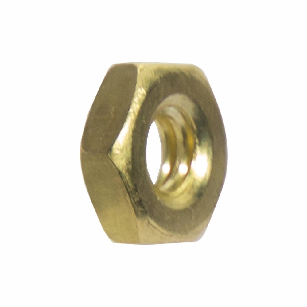 10-24 Machine Screw Hex Nuts Solid Brass Qty 50