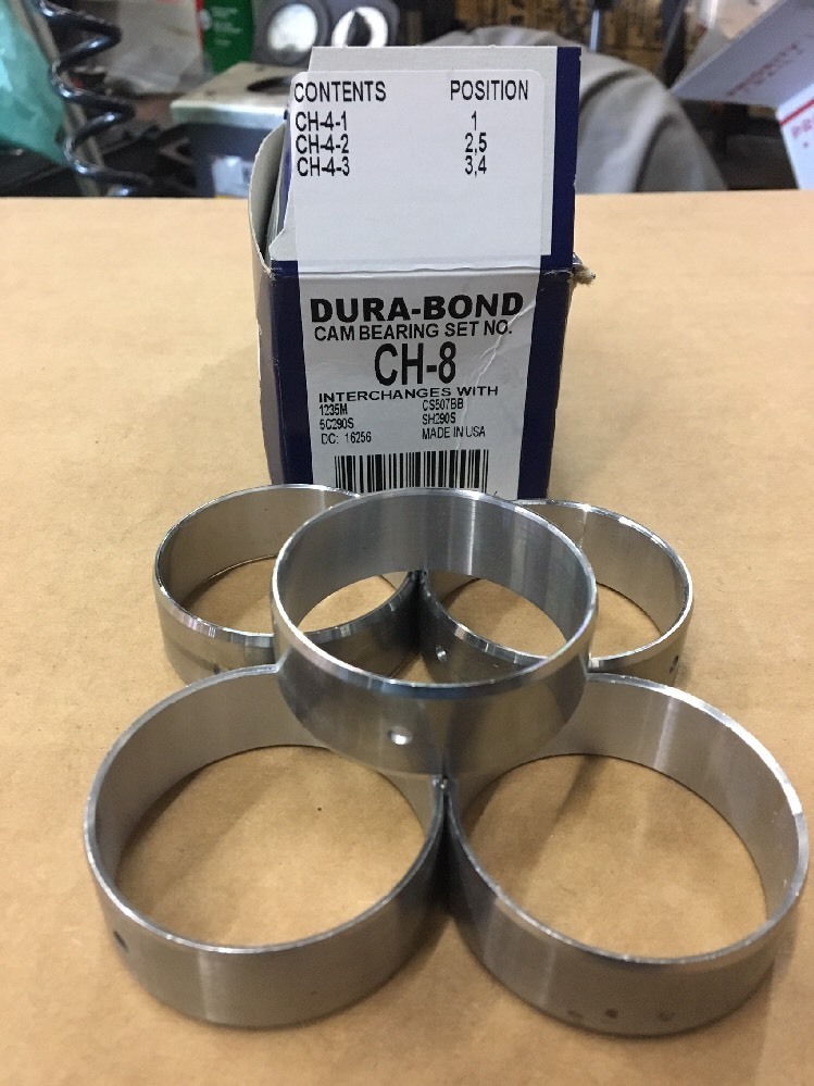 Dura Bond Sbc Cam Bearings ch8 Small Block Chevy CamShaft 350 400 305 327