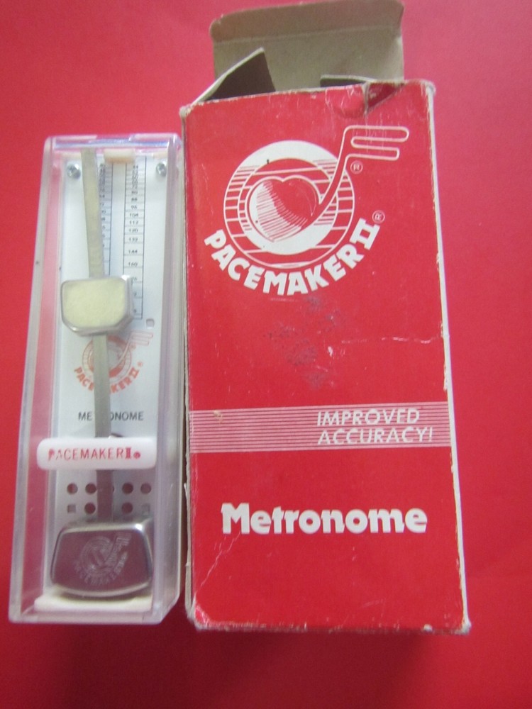 Pacemaker II wind up Metronome in box working