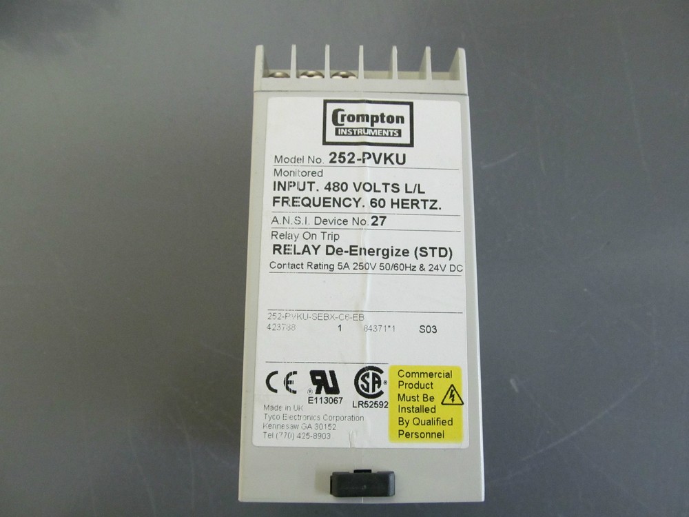Compton Instruments Relay 252-PVKU