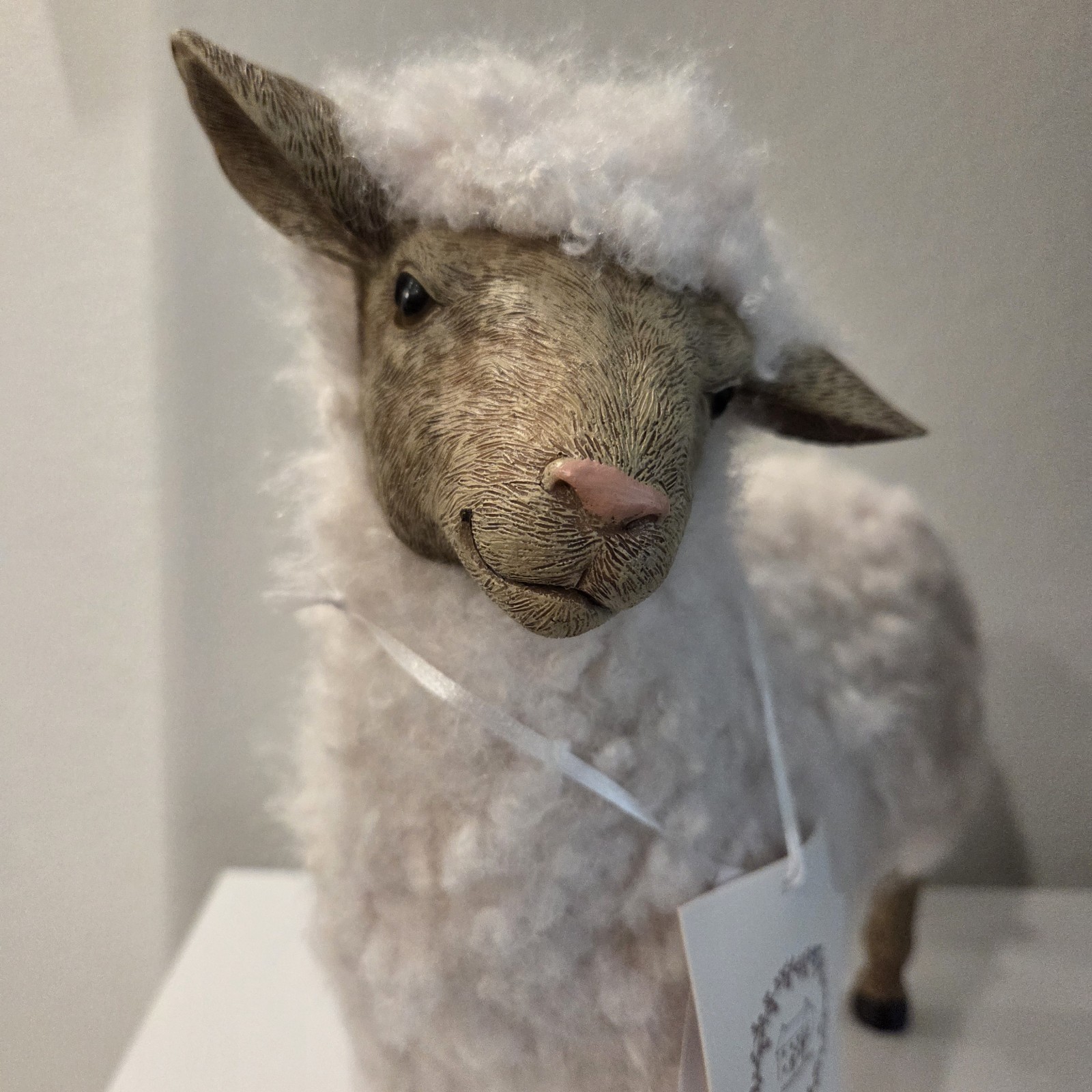 Standing Lamb/Sheep The Farmhouse By Rachel Ashwell 12 Inches Easter Decor