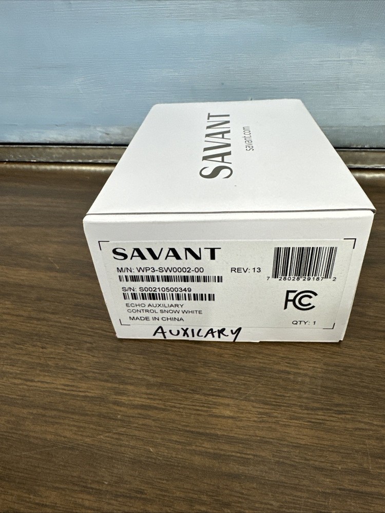 Savant WP3-SW0002 Echo Auxiliary Control