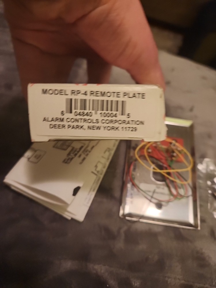 Alarm Controls RP-4 Remote Plate