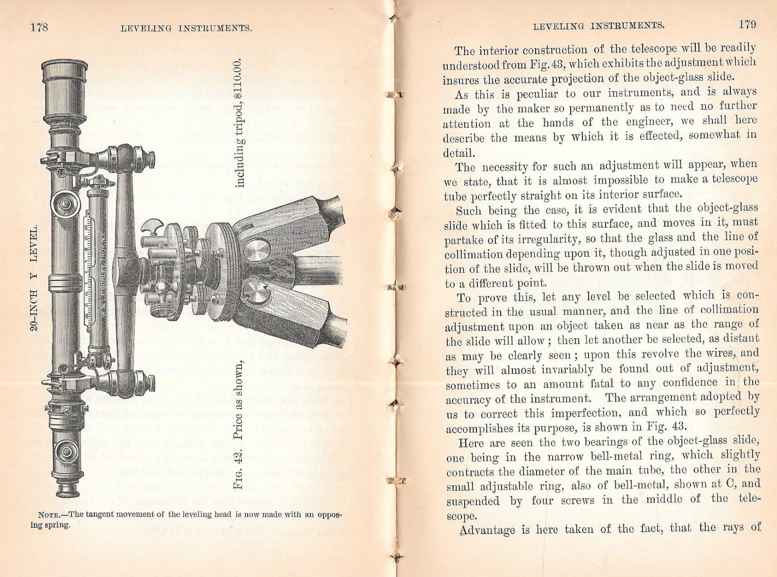 W. & L. E. GURLEY AMERICAN ENGINEERS & SURVEYING INSTRUMENTS - 1888