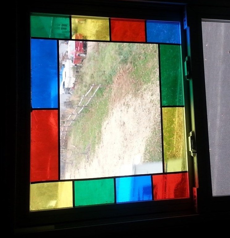 Transparent Colored Vinyl, with adhesive, Pick Your Color and Size, Cellophane