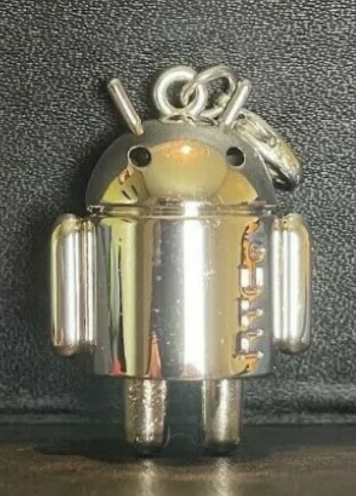 Genuine Android Classic Swag - Andy Android Charm - Solid Metal - VERY RARE!