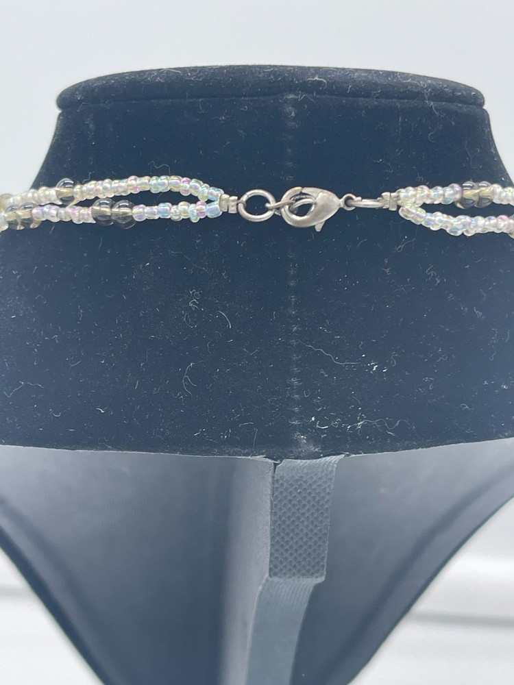 Vintage Multi Strand Pearl Shell Statement Necklace