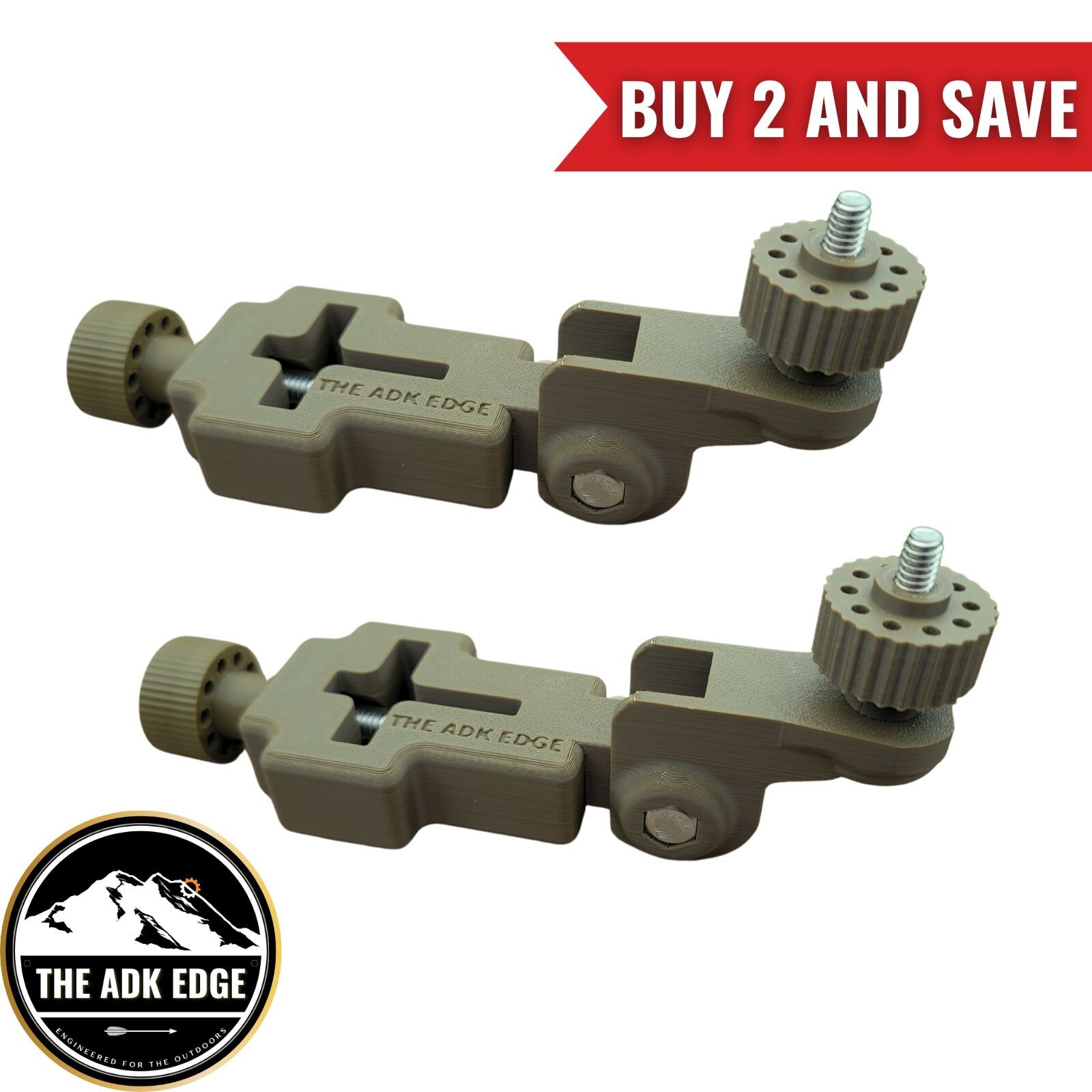 2-Pack T-Post Universal Trail Camera Mount – USA-Made, Tool-less, Adjustable