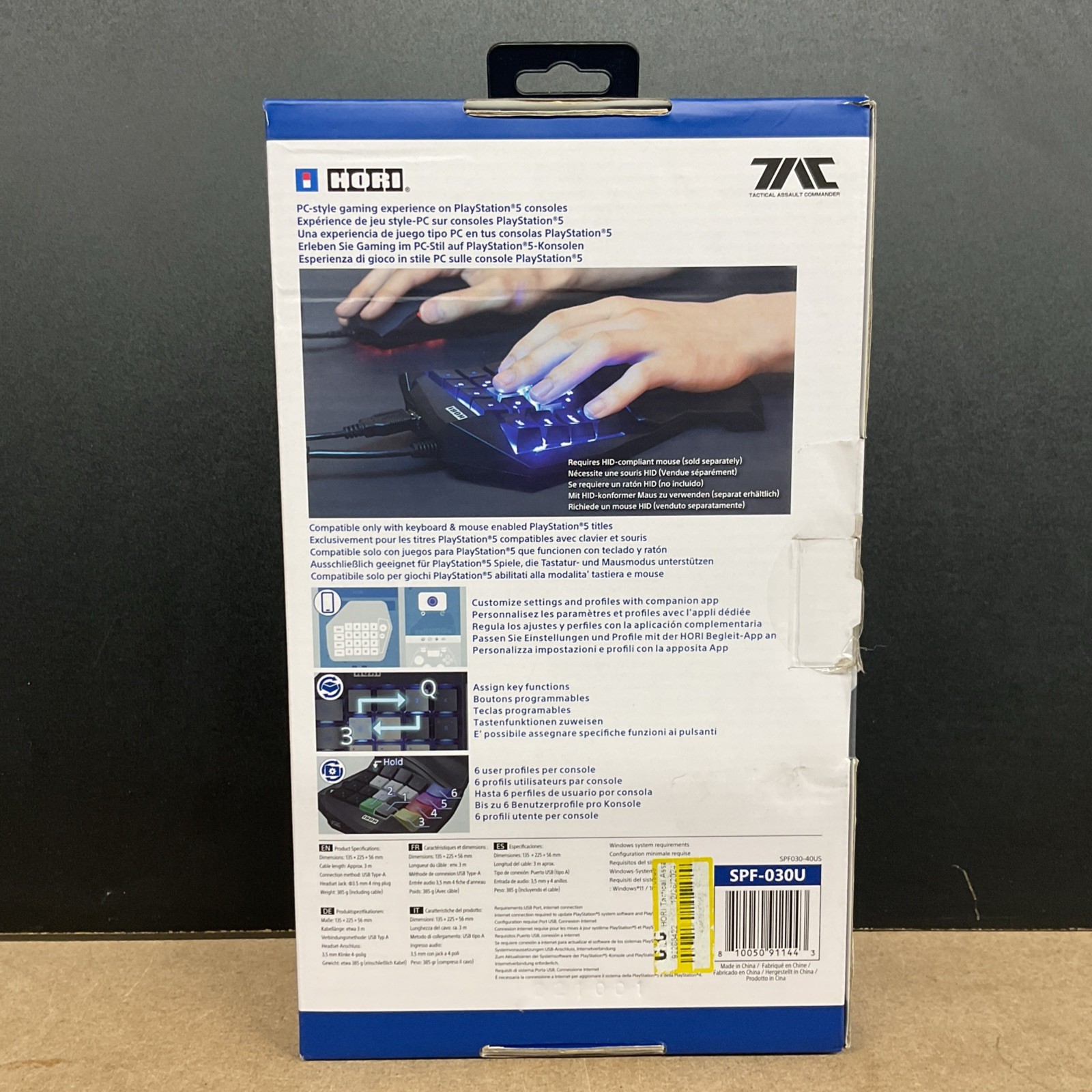 HORI - Tactical Assault Commander Mechanical Keypad Officially Licensed by Sony