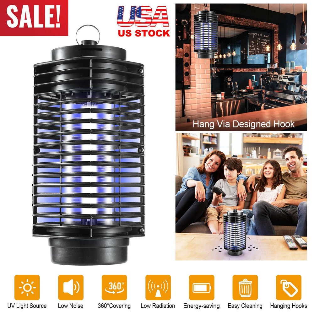 Electric Fly Bug Zapper Mosquito Insect Killer LED Light Trap Pest Control Lamp