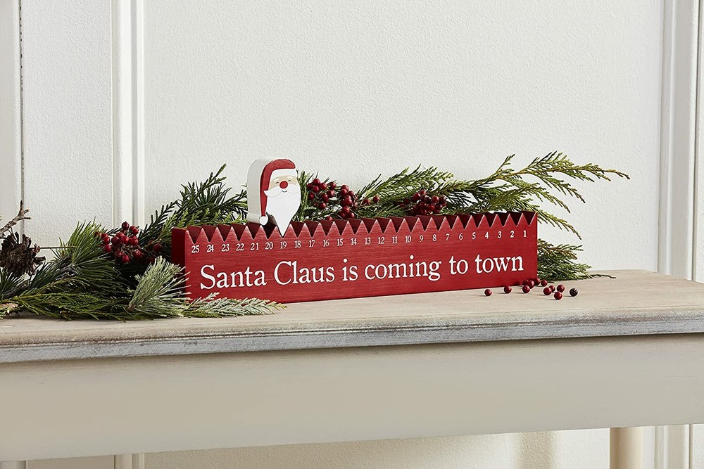 Mudpie - Santa Countdown Block - 12000156