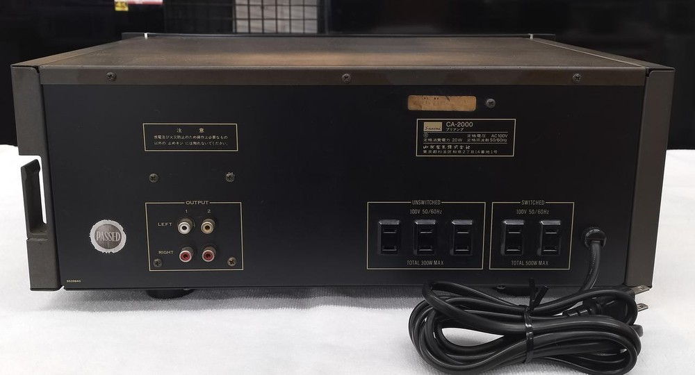 Sansui CA-2000 Stereo Preamplifier Transistor Tested Japan