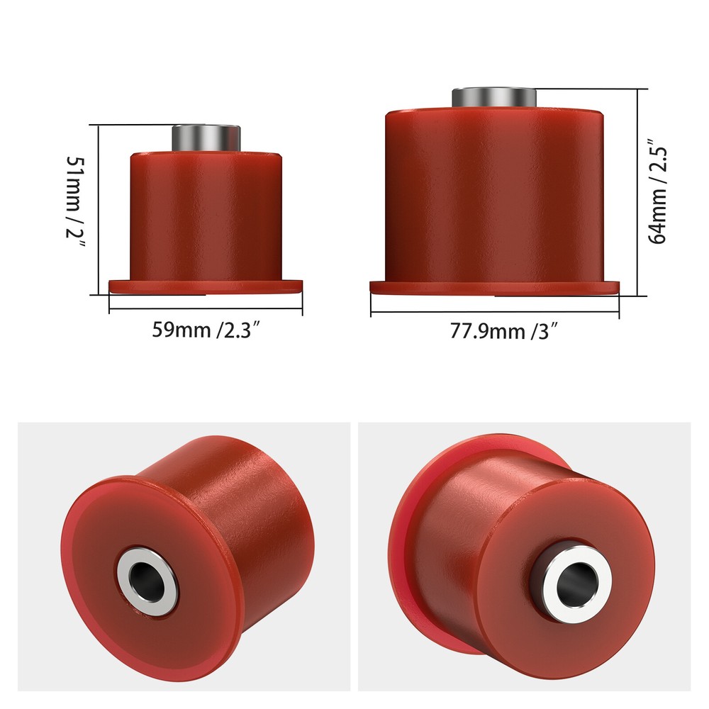 Differential Bushings Polyurethane 80A For BMW 3 Series E46 X3 E83 Z4 E85 E86