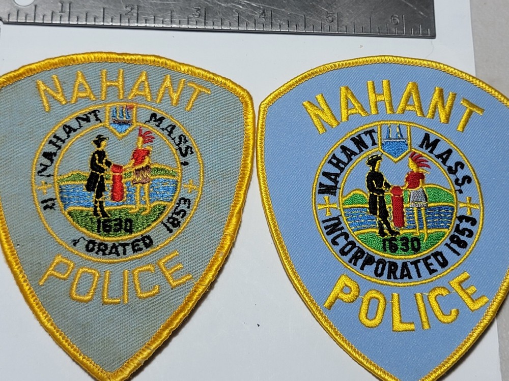 P B3 Police patch Massachusetts 2 Nahant
