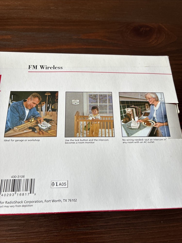 Radio Shack 2 Channel Intercom System 43-3106 2 Intercoms NEW Sealed