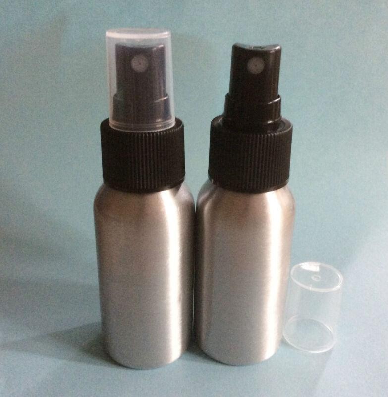 5pcs 50ml Empty Sample Vials Anodized Aluminum Spray Bottle