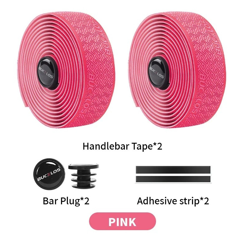 2pcs Road Bike Handlebar Tape Anti-Slip Waterproof PU EVA Wrap Set - NEW