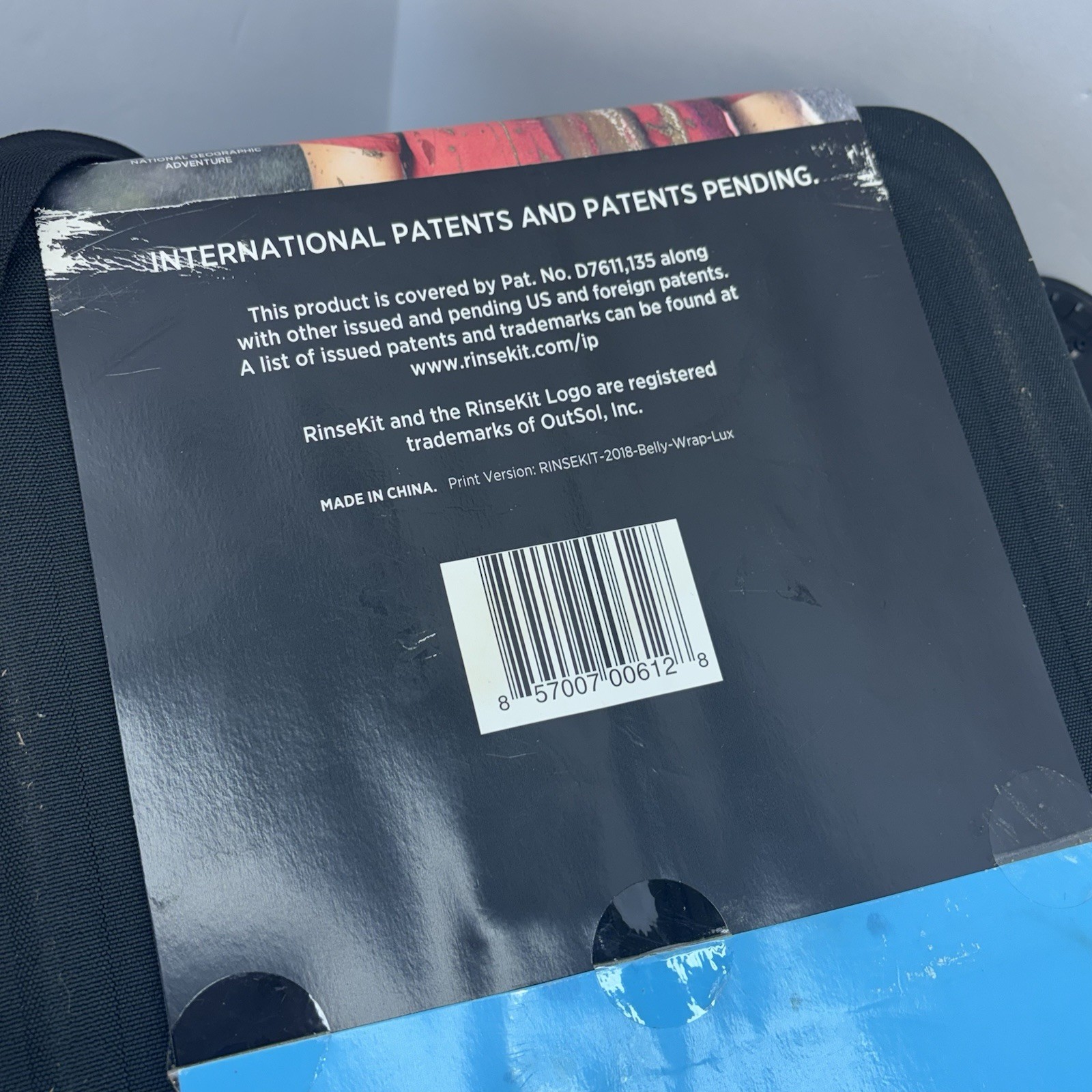 Rinsekit Lux Soft Tote 3 Gallon Pressurized Portable Shower - Brand New