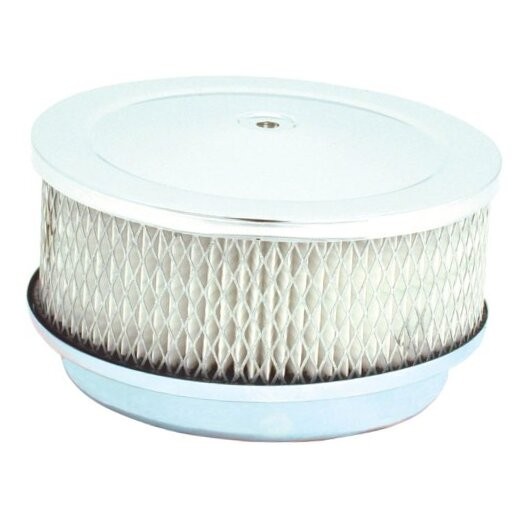 Performance (4780) 6-3/8" x 2-1/2" Chrome Air Cleaner