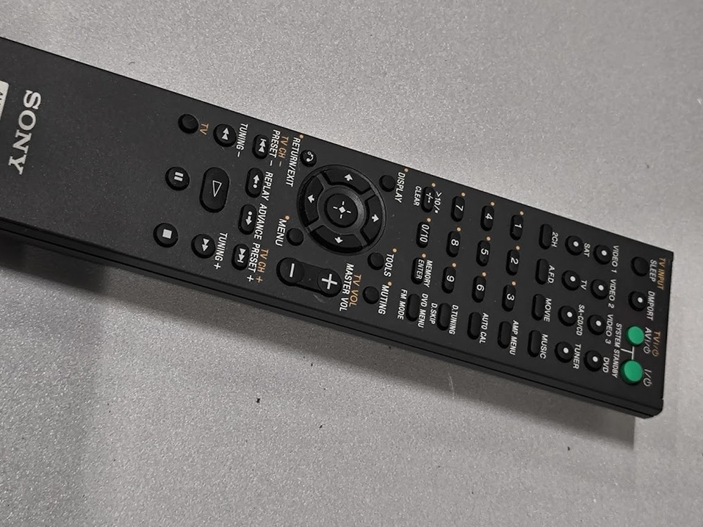 Sony AV System Remote RM-AAU017 - Tested, Fully Functional