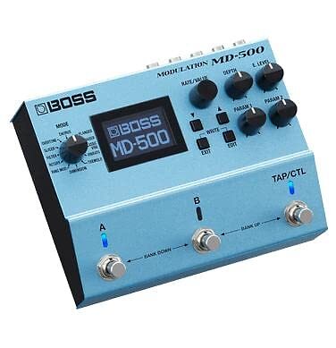 Boss MD-500 Modulation Effector Guitar Pedal Multi Effector Blue