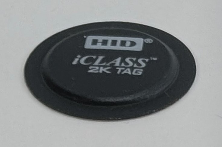 Programmable - HID 2060PSSMN iCLASS Key Tag Sticker - 2k Bits (256 Bytes)