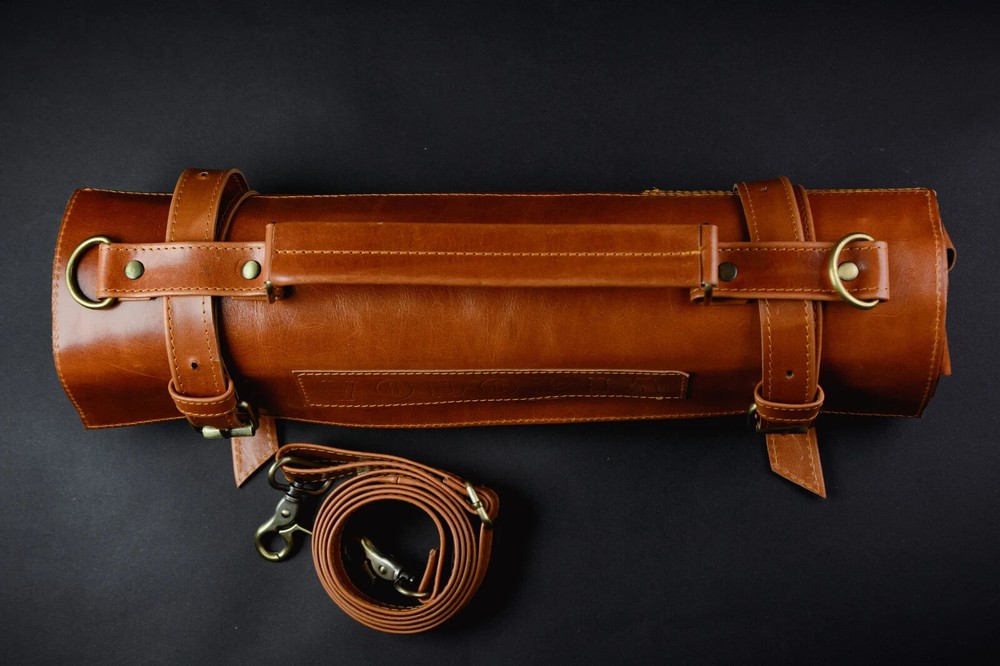 Leather knives roll High Quality, Chef knife roll, Custom knife case roll