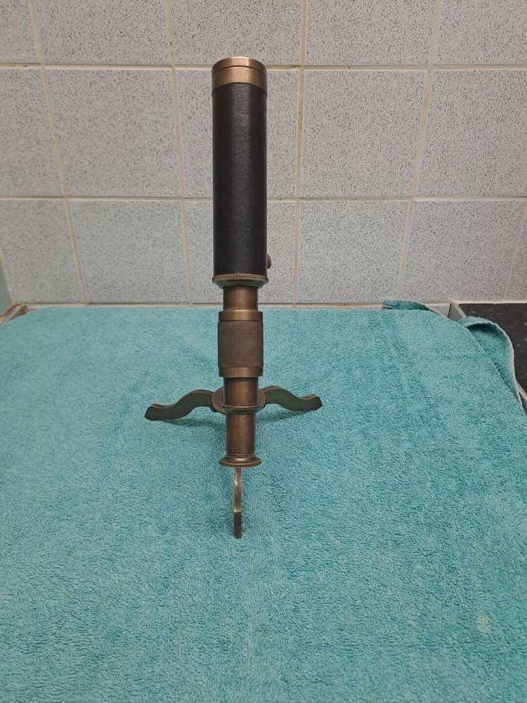 Antique Table Top Brass Telescope