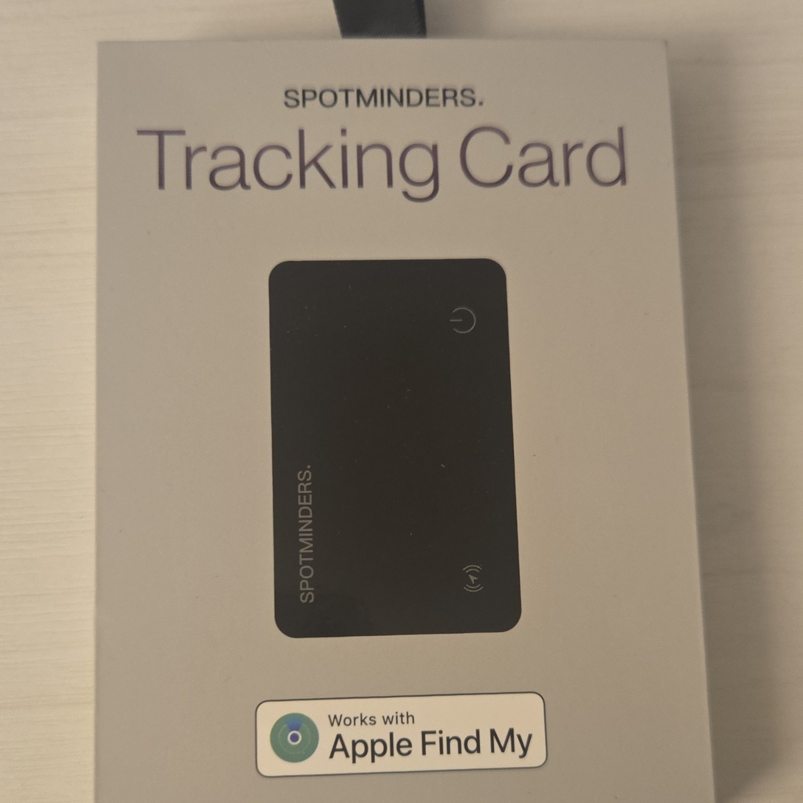 SPOTMINDERS Tracking Card Works with Apple Find My, Model 899959044014, MPN