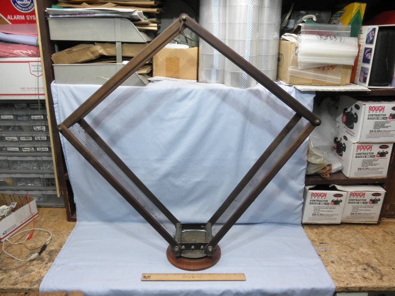 EXCELLENT 1926 AALCO No. 35 FOLDING LOOP ANTENNA-CHICAGO-MY LAST 100 YEAR LOOP