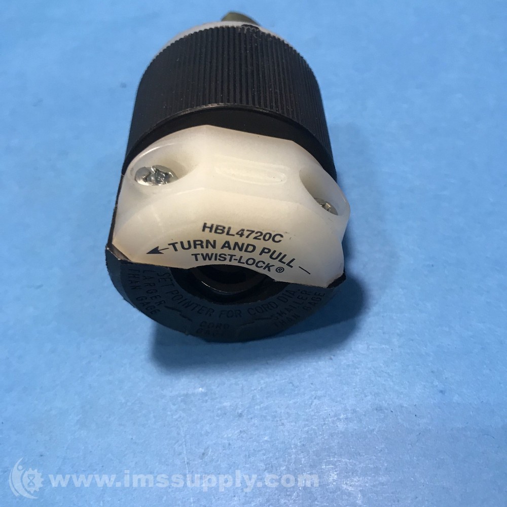 Hubbell HBL4720C Locking Plug USIP