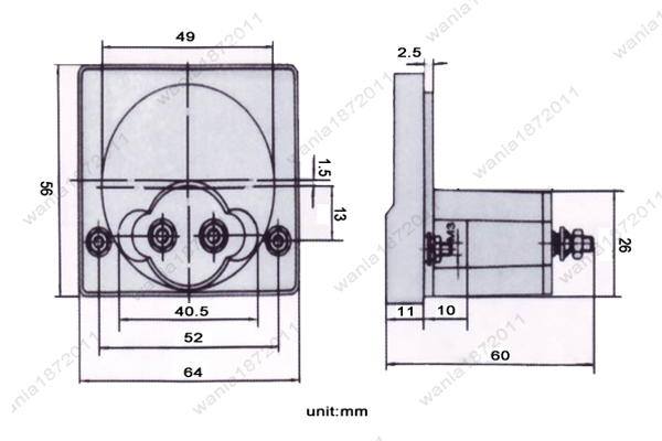 DC 200mA Analog Ammeter Panel Pointer AMP Current Meter Gauge 85C1 0-200mA DC