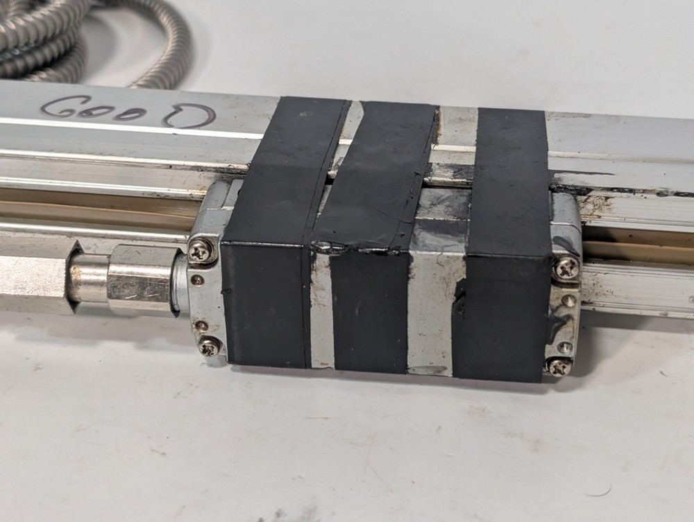 Assorted Mitutoyo linear encoder scale components, sensor cable *FOR PARTS*