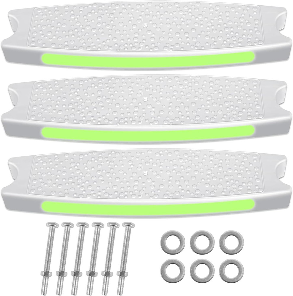 3 Pack Pool Ladder Steps Replacement,18" Universal Heavy Duty Pool Ladder Steps,